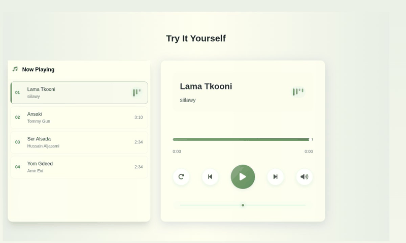 Puretune Landing Page Screenshot